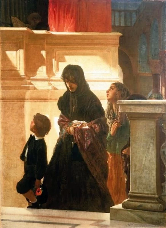 In chiesa, 1861
